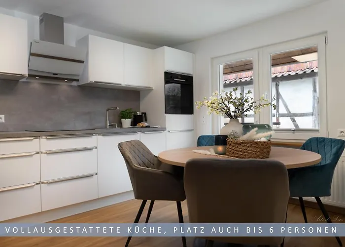 Leinetal - Bester Schlafkomfort In Hochwertiger Hotelbettwaesche, 3 - Grosse Kueche, Duschbad & Parkplatz * Northeim
