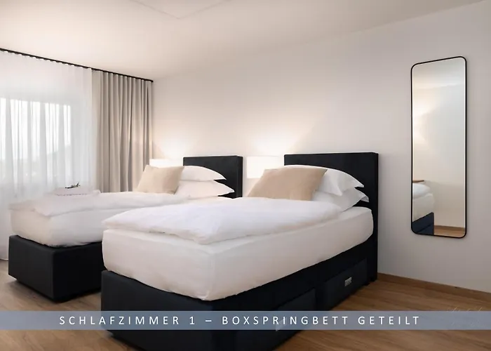 Leinetal - Bester Schlafkomfort In Hochwertiger Hotelbettwaesche, 3 - Grosse Kueche, Duschbad & Parkplatz Apartman
